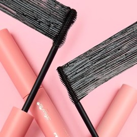 AmorUs Duo de Máscaras de Pestañas Lash Call, Volumen y Alargamiento, con Aceite de Mamey y Bergamota, Fórmula de Larga Duración A Prueba de Agua - Tu Nueva Mascara Favorita