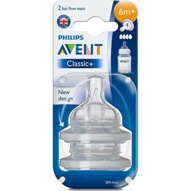 Avent Buy Avent Anti colic Fast Flow Teat 6m Plus 2 Pack Online