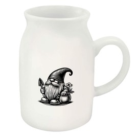 300ml 'Garden Gnome with Trowel' Ceramic Milk Jug (MJ00016151)