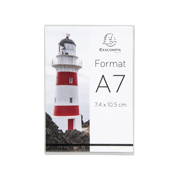 Exacompta 87058HD Pack of 10 Brochure Holders DIN A7 Tall