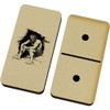 Azeeda 'Caveman Sitting' Domino Set & Box (DM00044631)