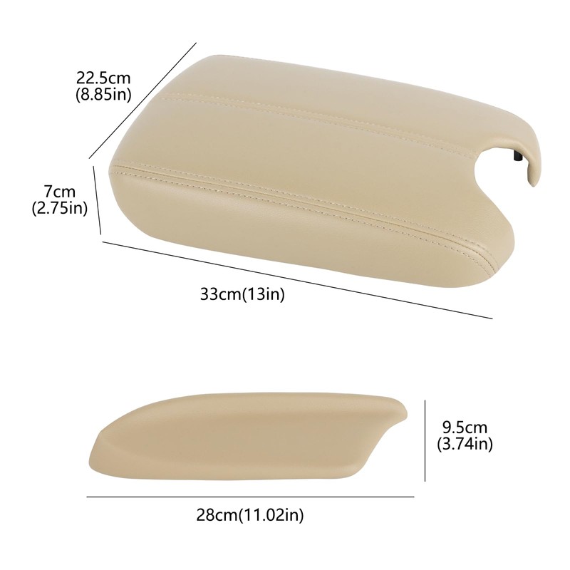 LELEHOKA Center Console Cover & Front Door Panels Armrest Replacement