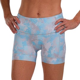Zoot Women’s LTD 6-Inch Tri Shorts – Triathlon Shorts, Swim, Run & Bike Shorts w/Primo Fabric & Pockets (Race Division, 2X-Large)