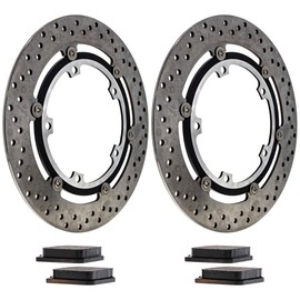 NICHE Front Brake Rotor Pad Kit Semi Metallic for Triumph Speed Triple 1050 T2025247 T2028202 T2022165 T2025056 T2021923