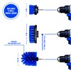 Diamond Shine 3-Pack Multipurpose Drill Brush Attachment - Turns Drill