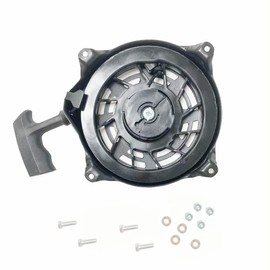HZACHYX Applied to 497680 498144 Accessories, Reverse Recoil Starter Pull Starter Assembly, Suitable for Button Type Lawn Mower Pull disc BS1150 31-068