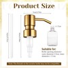 Gold Soap Dispenser Pump Stainless Steel Soap Dispenser Pump Replacement