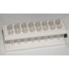 Magnetic Beads Separation Stand, Lab Rack for PCR Tubes, 0.1 to 0.3 ml Strip Tubes. DNA RNA Protein Purification.
