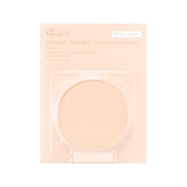 ettusais Skin Care Powder (Presto) Sheer Beige Refill Presto Powder Face Powder Pore Cover Day Makeup Remover Skin Care Powder SPF35 PA+++ 0.2 oz (6.5 g)