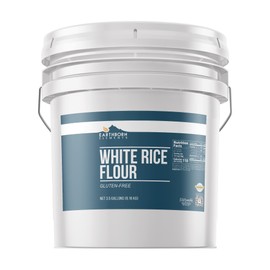 Earthborn Elements White Rice Flour (3.5 Gallon), Gluten-Free Baking, Always Pure