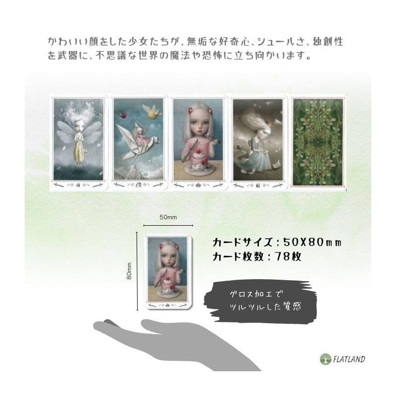 Nicoletta Ceccoli Tarot Mini Tarot Divination with Japanese Manual (English