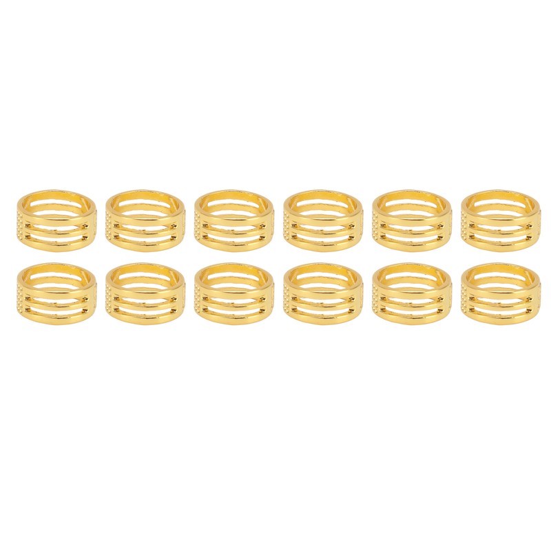 60pcs Sewing Thimbles Exquisite Copper Sewing Finger Protectors for Hand