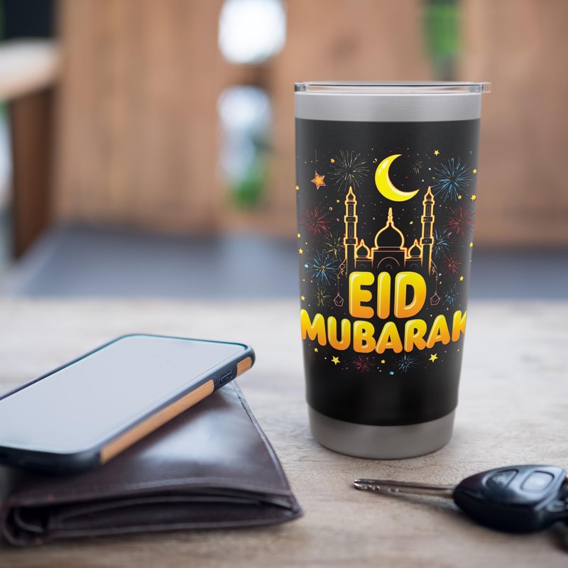 Eid Mubarak Stainless Steel Insulated Tumbler