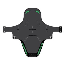 RRP Unisex's Enduro Mudguard, Black/Green, One Size