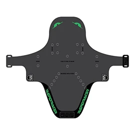 RRP Unisex's Enduro Mudguard, Black/Green, One Size