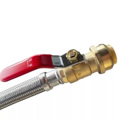 Maintenance Warehouse Push-fit Valve Flexible Water Heater Hose,3/4  x 3/4  FIP 18 Inch NEW
