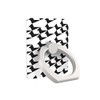 iRing UMS-IR04P20 Smartphone Grip Stand Geo Black White for Smartphones and Tablets Drop Prevention