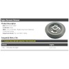Engine Harmonic Balancer Crankshaft Pulley - Compatible with 1987-1990 Jeep