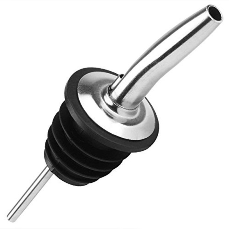 Gankarii Pack of 6pcs Stainless Steel Freeflow Pourer Spirit Pourer,