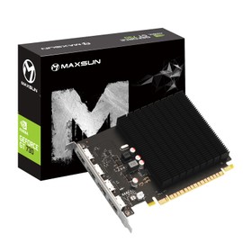 MAXSUN GeForce GT 730 4GB GDDR3 Graphics Card, 4X HDMI, Support 4K@30Hz Video Card, PCI Express 2.0 x8, Silent GPU (4G4H)