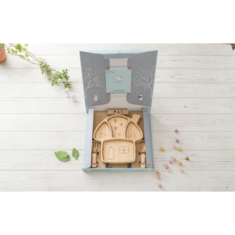 agney* Mushroom House Plate Set