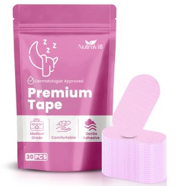 Premium Tape (30 Pack) - Pain Free Removal, Hypoallergenic, Breathable, Latex Free & Gentle On Skin - Medical Grade Adhesive Cotton Tape (Pink)