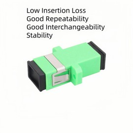TXWTXPJ-SC Singlemode Fiber Optic Adapter,SC/APC Fiber Optic Coupler,SC Female to SC Female APC Simplex Single Mode Network Internet Connector Adapter (18)