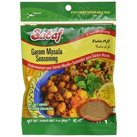 Sadaf Garam Masala Seasoning - Garam Masala for Cooking & Food Seasoning - Middle Eastern Cuisine - Indian Spice Blend - Kosher & Vegetarian - 3 Oz Resealable Bag
