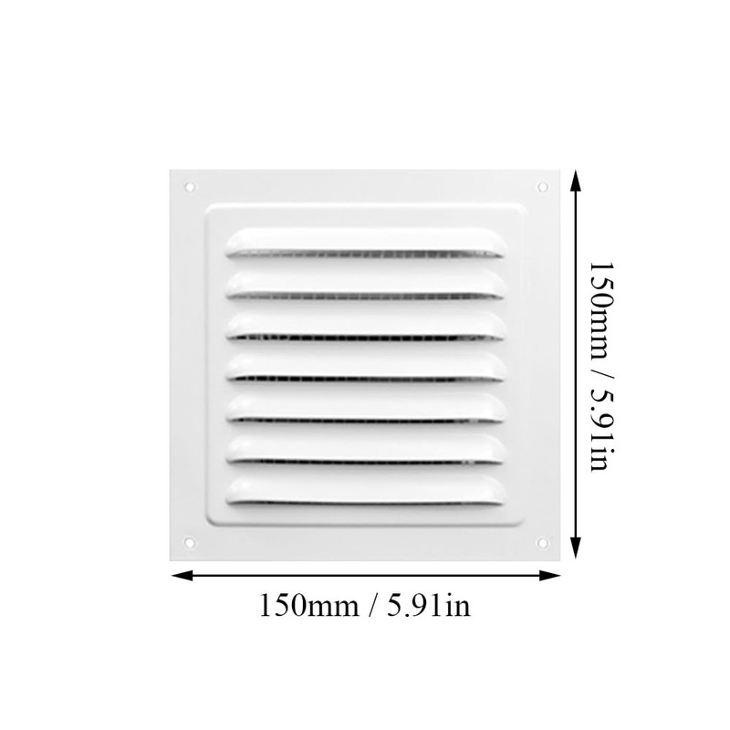 150 * 150, 2 Pieces, Aluminum Wall Vent Cover, Air