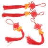 Kisangel 4pcs Chinese Year Snake Charms Spring Festival Decorations Vibrant