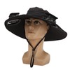 Solar Fan Hat Large Brim Quick Dry Breathable 3 Speeds