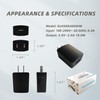 5V2A (10W) USB Charger Block - UL Certified, Black, 1-Pack