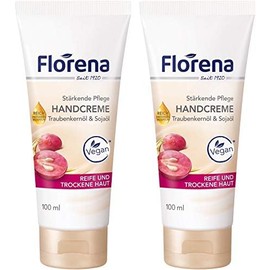 Crema de manos con aceite de semilla de uva y aceite de soja 2x100 ml I Alemania