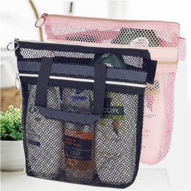 2Pcs Mesh Shower Caddy Portable Quick Dry Shower Bag,Mesh Shower Caddy Portable Shower Tote Bag,Quick-drying Portable Shower Bag,Travel Mesh Shower Caddy Bag Mesh Shower Caddy Mesh Shower Caddy Tote