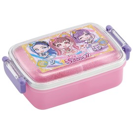 Skater RBF3ANAG-A Children's Lunch Box, 15.9 fl oz (450 ml), Silver Ion Ag+ Antibacterial, Police Warrior, Love Patrina