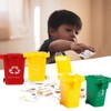 Happyyami Garbage Bin Garbage Bin Trash Can : 4pcs Vehicles