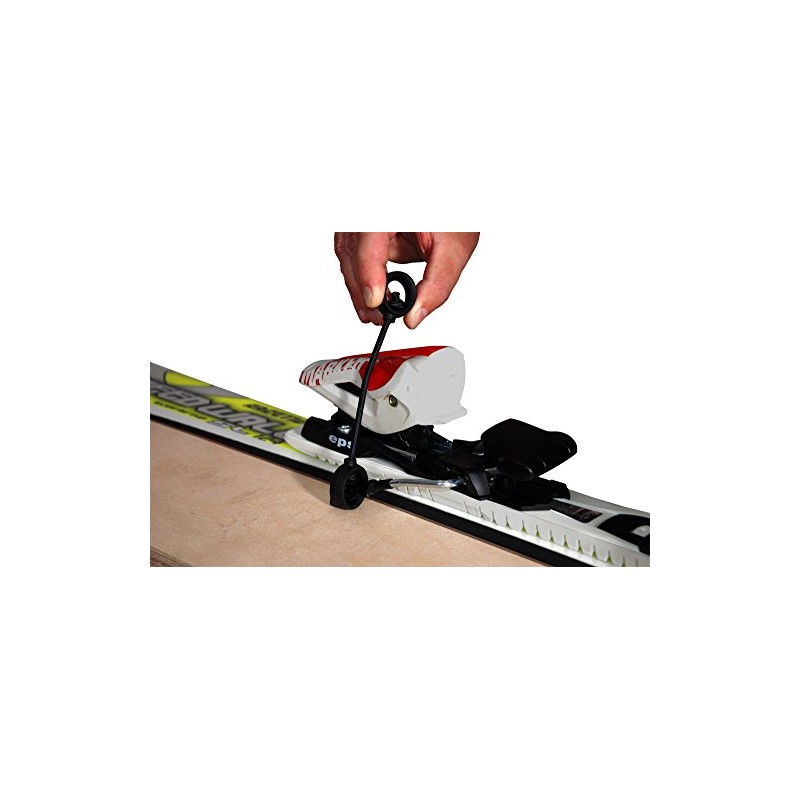 Tools4Boards RETRACT Safety Ski Brake Retainers (2-Piece),Black