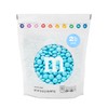 M&M’S WORLD Light Blue Milk Chocolate Candy, 2 lbs Resealable