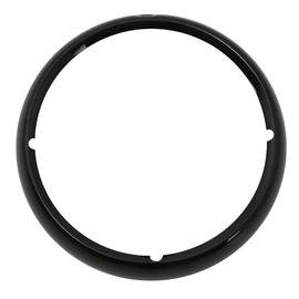 TOTMOX Black Headlight Lamp Trim Ring Cover 7" Headlight Trim Ring, Motorcycle Headlight Assembly, Compatible with Harley Davidson Touring Road King Electra Glide Street Glide and Tri Glide