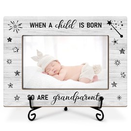 Grandson Picture Frame, Wooden Picture Frame For Grandparents Grandma Grandpa, Picture Gifts For Birthday Retirement Holiday Thanksgiving, 4X6 Photo Frame With Stand -14