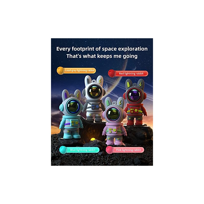 Bilious Cute Space Rabbit USB Flash Drive, Thumb Drive 128gb