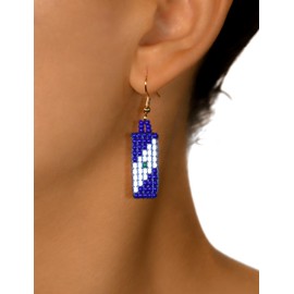 El Salvador Flag Earrings – Salvadoran Travel Souvenir – Salvadoran Gift – Patriotic Jewelry Gift – Salvadoran Cultural Souvenir for Women (El Salvador)