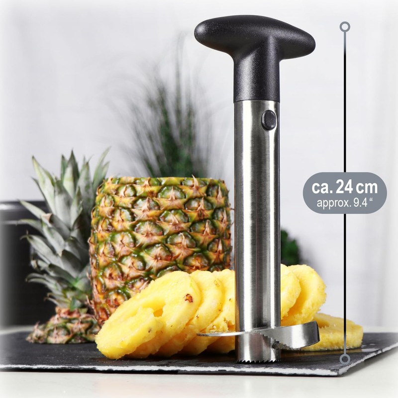 COM-FOUR® 2X Pineapple Cutter 3 in 1 - Pineapple Peeler