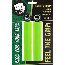 Ridefyl Bike Handlebar Grips Green One Size