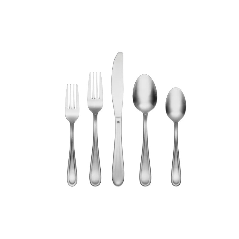 Cambridge 3207E9HCW08 Malibu Satin Iced Tea Spoons, Set Of 6