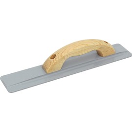 MARSHALLTOWN The Premier Line 734LRW 12-Inch by 3-3/4-Inch The Hog Magnesium Hand Float with Large Round Wood Handle