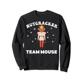 Team Mouse Nutcracker Christmas Dance Pajamas Kids Girls Sweatshirt