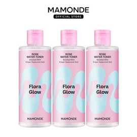 Half Club/Mamonde Flora Glow Rose Water Toner 300ml (3 pieces) / 마몽드 플로라글로우 로즈워터 토너 300ml 3개