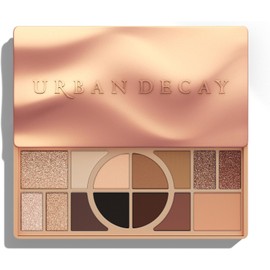 Urban Decay - Naked Shaped Warm Palette, Paleta de Sombras Todo en Uno con 14 Tonos Cálidos y 4 Acabados, Para Sombrear, Definir, Iluminar y Esculpir, Hasta 16H de Duración