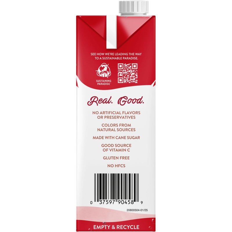 Island Oasis Strawberry Fruit Puree, 33.8 fl oz (1 Liter)